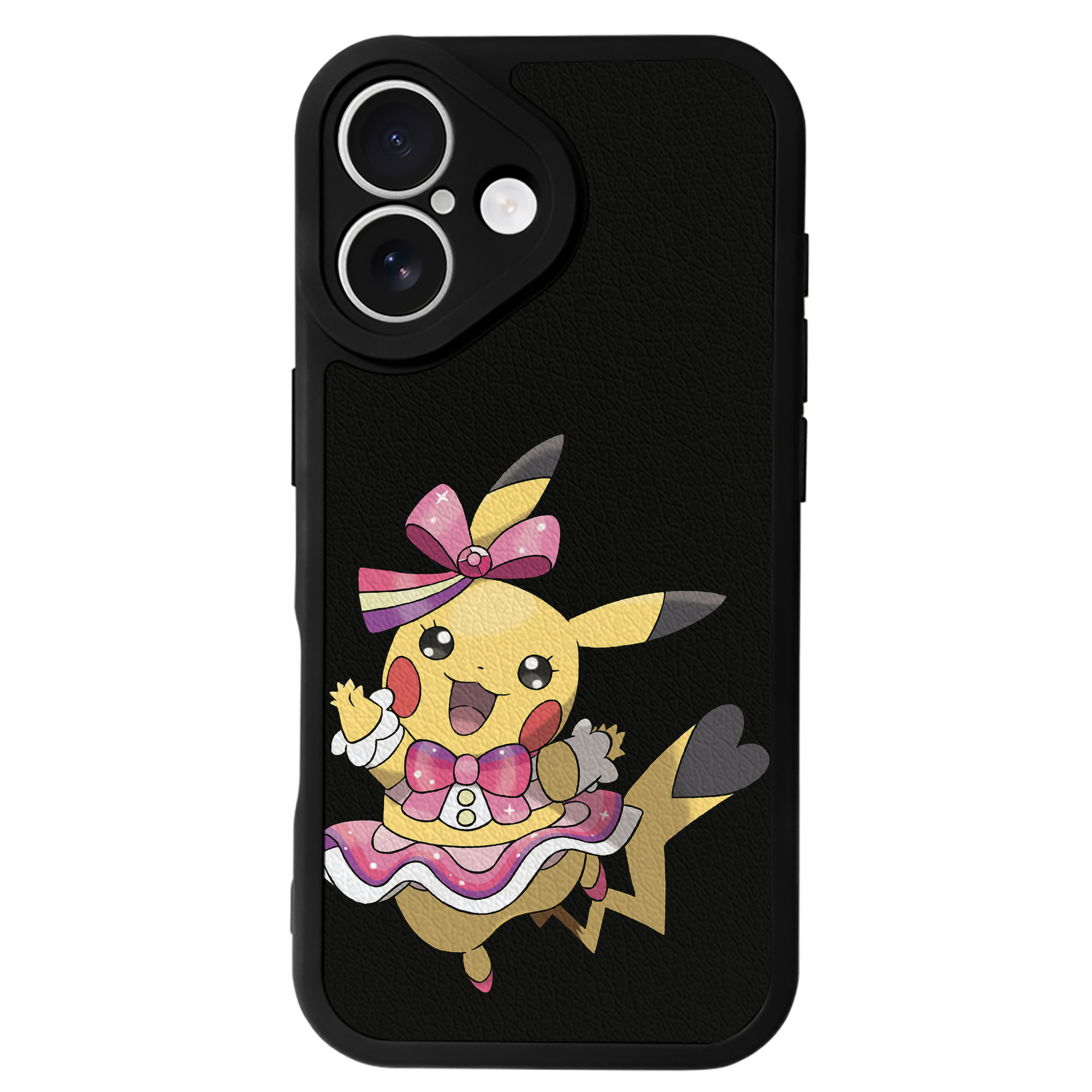 （画像用） ポケットモンスター Pokémon 【iPhone 16シリーズ対応】シリコンスマホケース（レザー調） 材質：シリコン